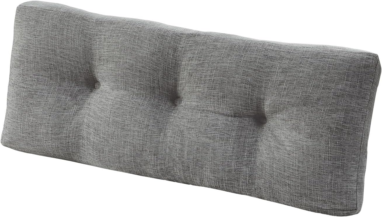 downluxe Indoor Bench Cushion for Indoor Furniture, Non-Slip Tufted Overstuffed Textured Foam Bench Seat Cushion, 36" X 14" X 4", Brown, 1 Pack