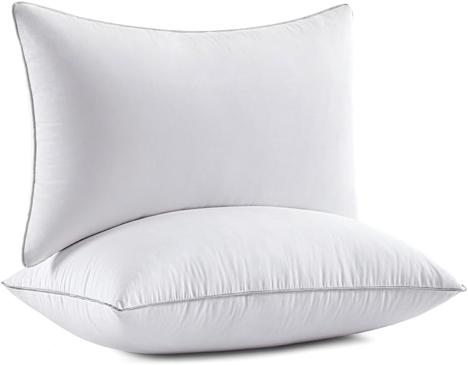 MIULEE 18x18 Pillow Inserts (Set of 4) -Decorative Throw Pillow with 100% Cotton Cover Square for Sofa Couch