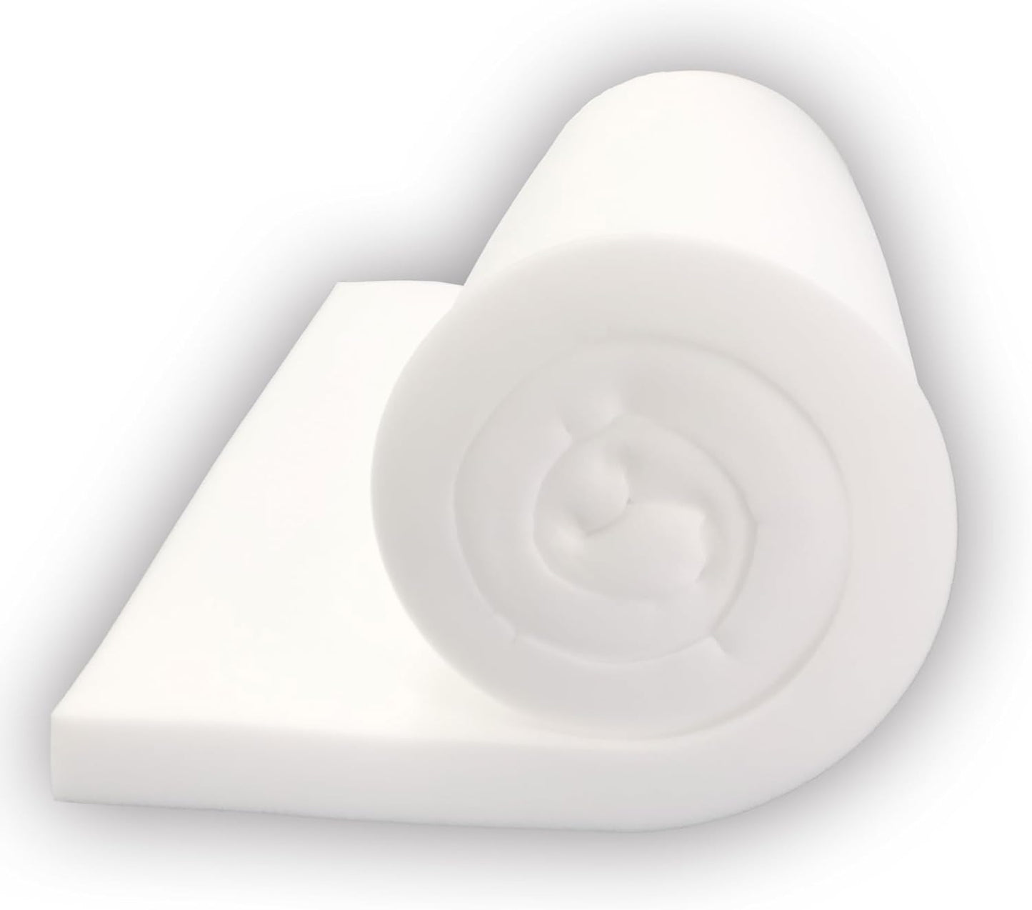 Foamy Foam High Density 3 inch Thick, 24 inch Wide, 72 inch Long Upholstery Foam, Cushion Replacement