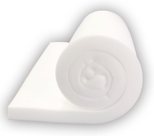 Foamy Foam High Density 3 inch Thick, 24 inch Wide, 72 inch Long Upholstery Foam, Cushion Replacement