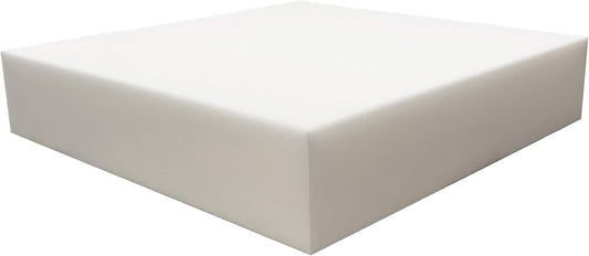 FoamRush 6" H x 26" W x 26" L High Density Upholstery Foam Cushion, Square Foam for Dining Chairs, Chair & Wheelchair Seat Cushion Replacement