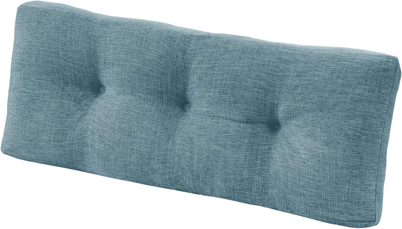 downluxe Indoor Bench Cushion for Indoor Furniture, Non-Slip Tufted Overstuffed Textured Foam Bench Seat Cushion, 36" X 14" X 4", Brown, 1 Pack