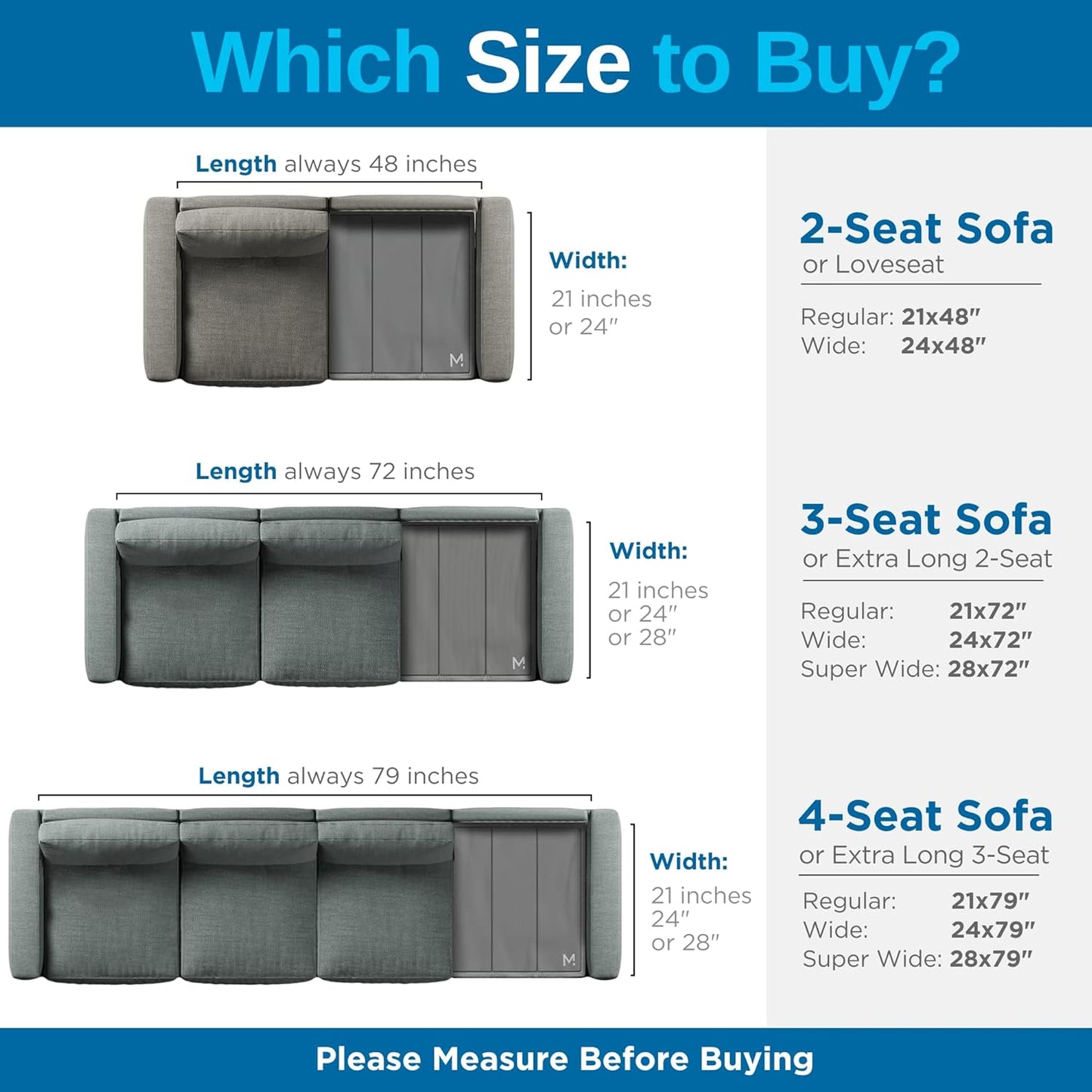 Meliusly Heavy Duty Couch Cushion Support for Sagging Cushions (24x72) Reinforced Wood Sofa Cushion Support Board for Sagging Seat, Deep Couch Supporter for Under The Cushions, Loveseat Saver