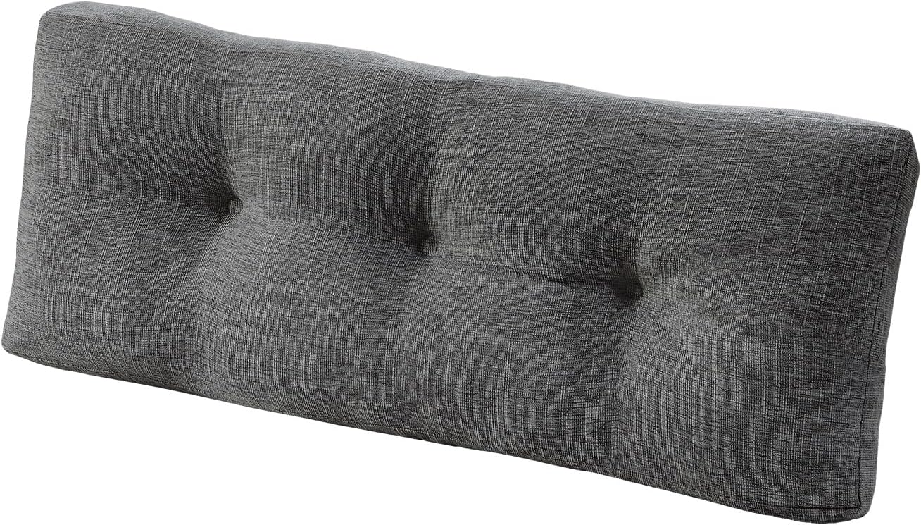 downluxe Indoor Bench Cushion for Indoor Furniture, Non-Slip Tufted Overstuffed Textured Foam Bench Seat Cushion, 36" X 14" X 4", Brown, 1 Pack